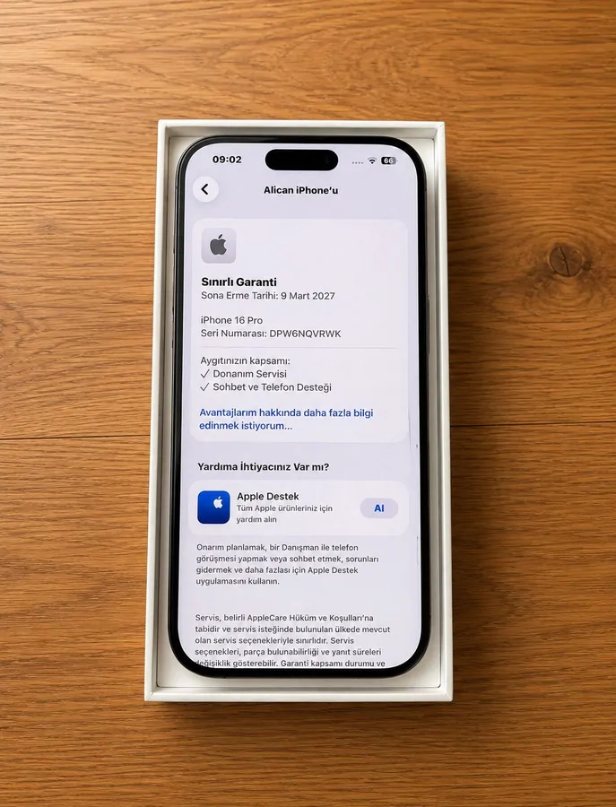 Temiz Kutulu İphone 16 Pro — 4
