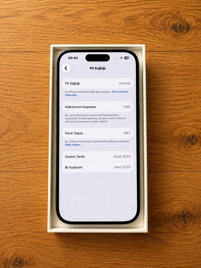 Temiz Kutulu İphone 16 Pro — 5